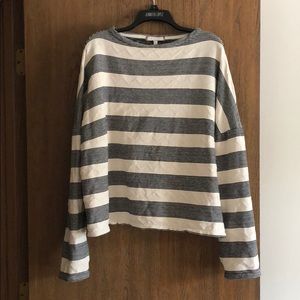 Striped Anthropologie Sweatshirt
